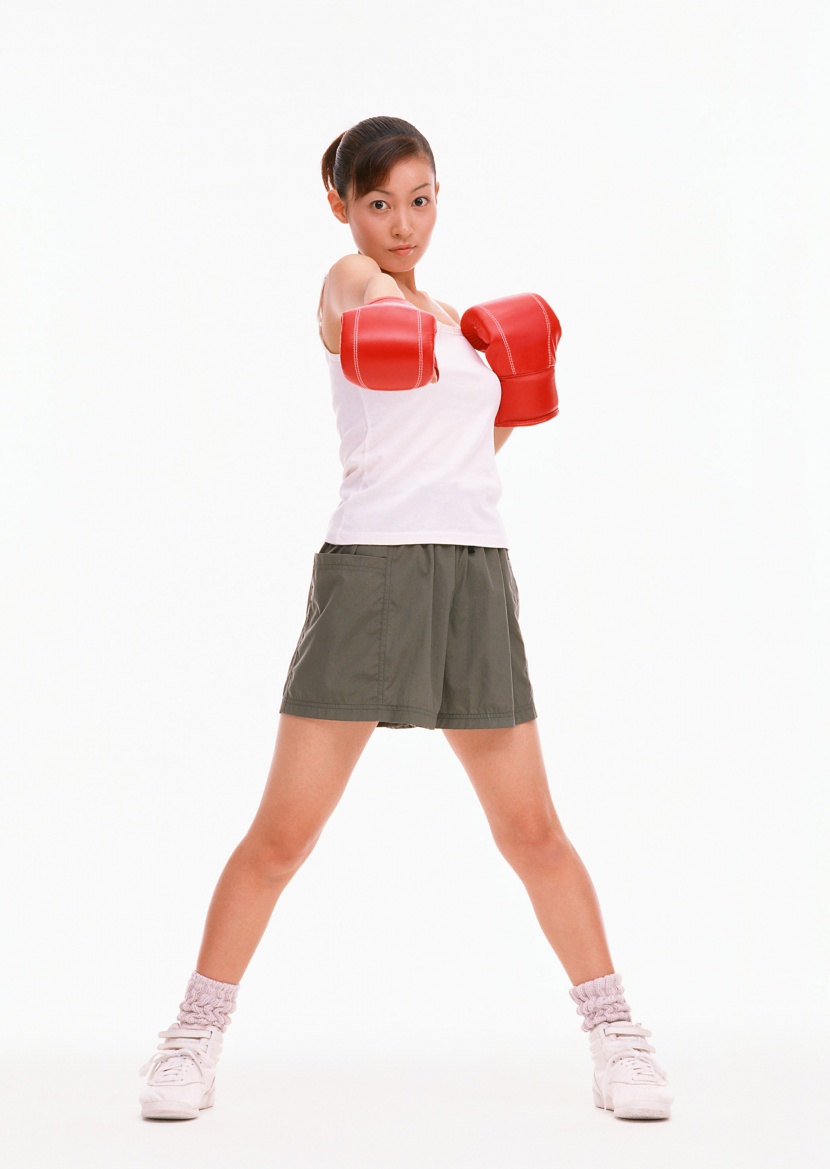 女性拳擊運動圖片