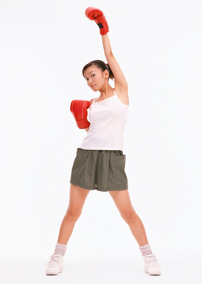 女性拳擊運動圖片