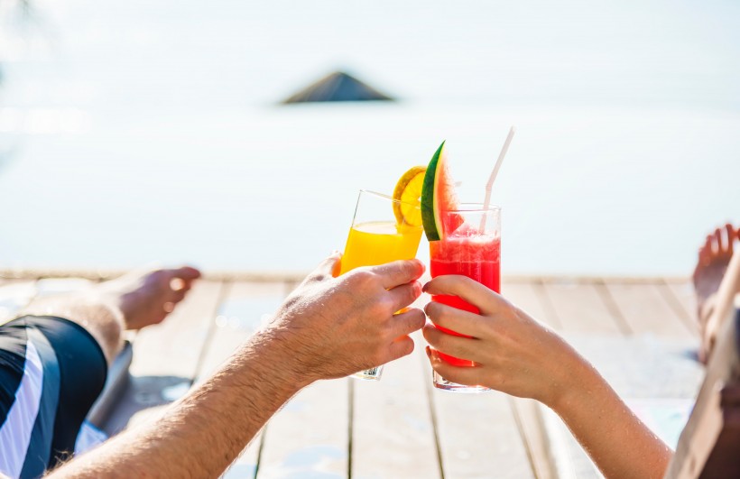 夏日水果冰飲圖片