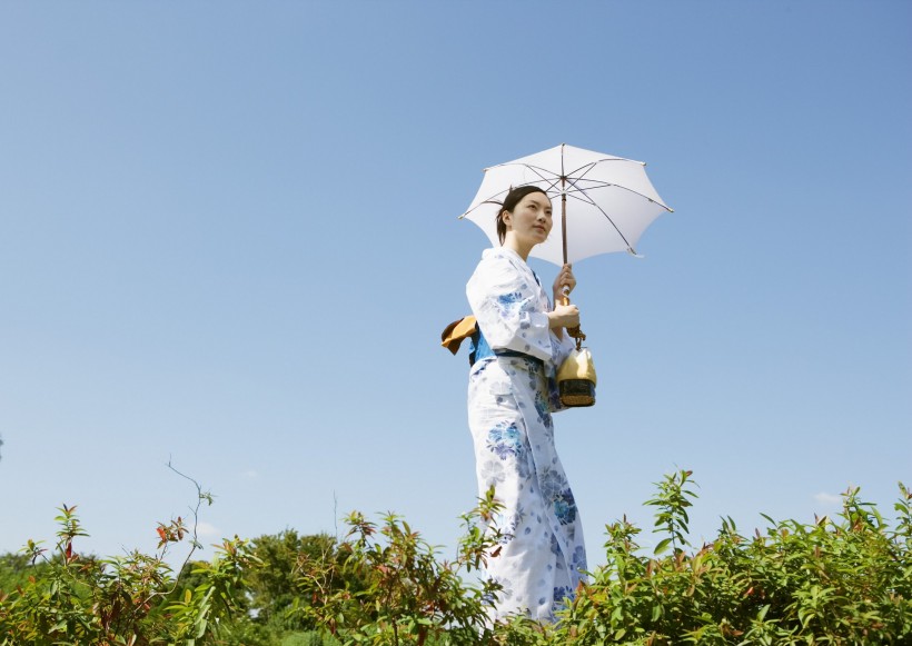 日本少女和服圖片