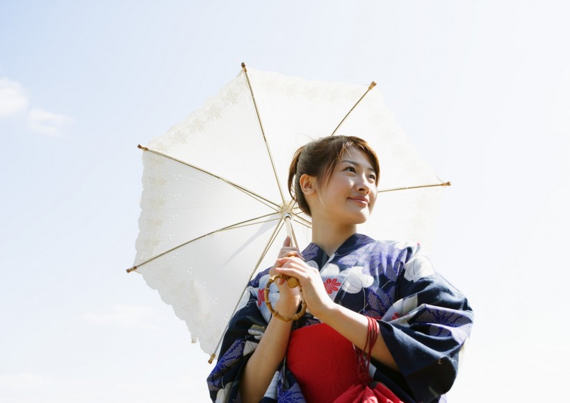 日本少女和服圖片