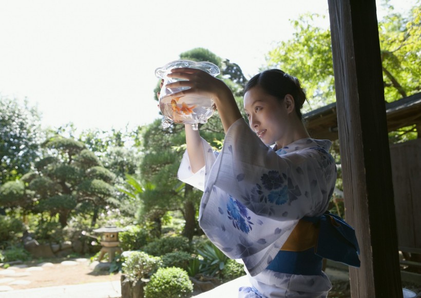 日本少女和服圖片