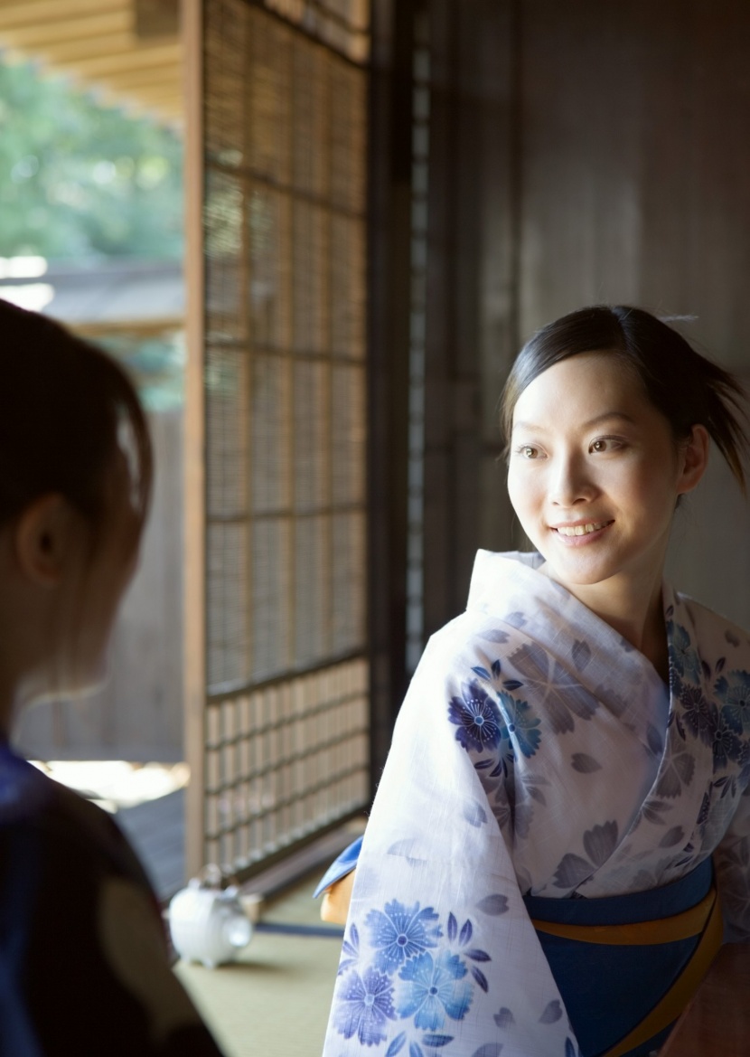 日本少女和服圖片