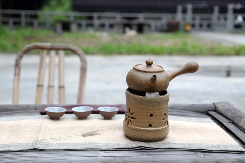 陶器茶具的圖片