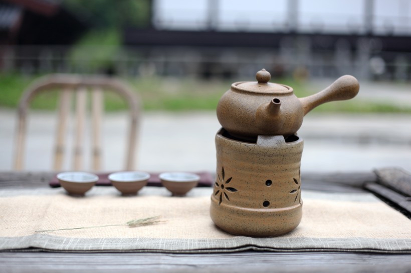 陶器茶具的圖片