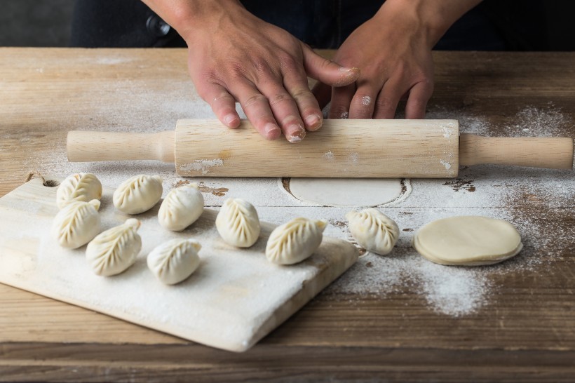 美味好吃的餃子圖片