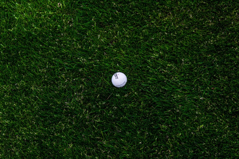 高爾夫球杆和高爾夫球的圖片