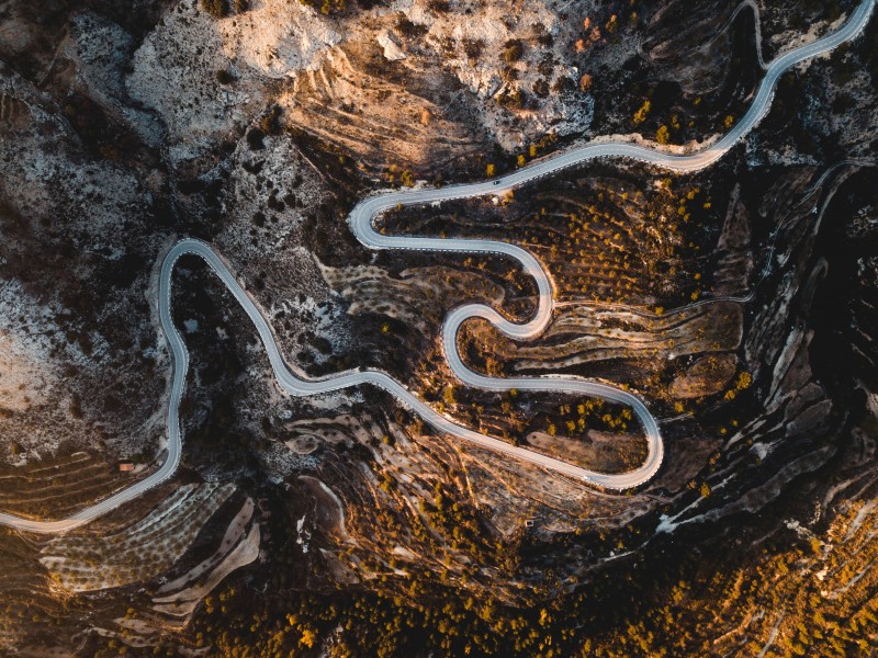 唯美公路風景圖片