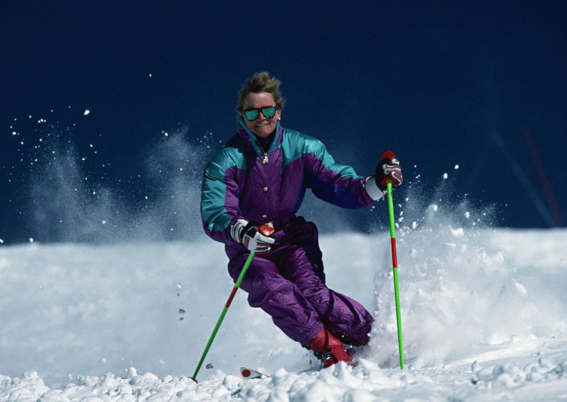 滑雪運動圖片