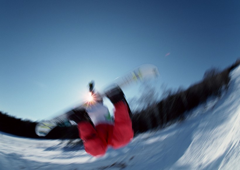 滑雪運動圖片