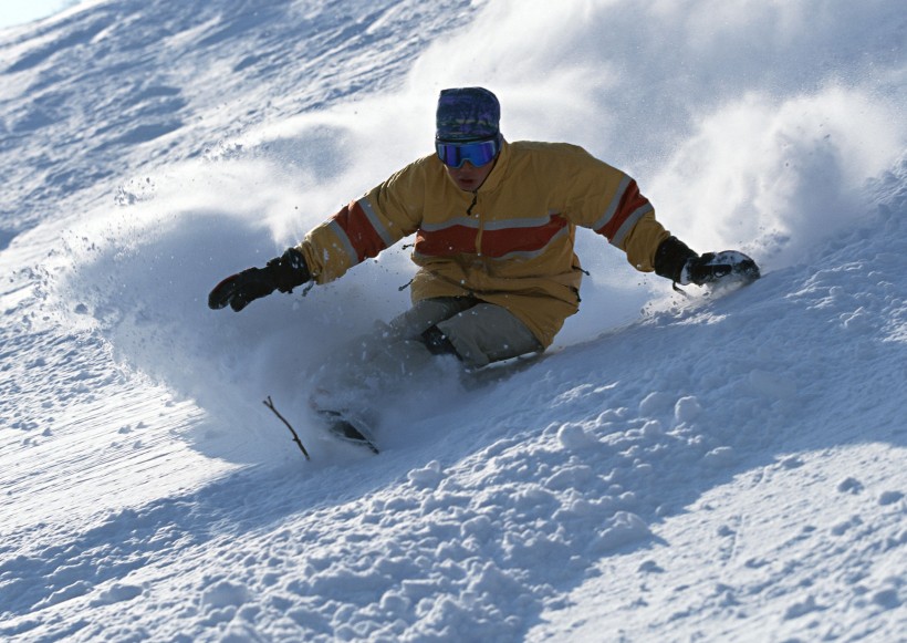 滑雪運動圖片