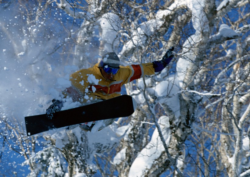 滑雪運動圖片