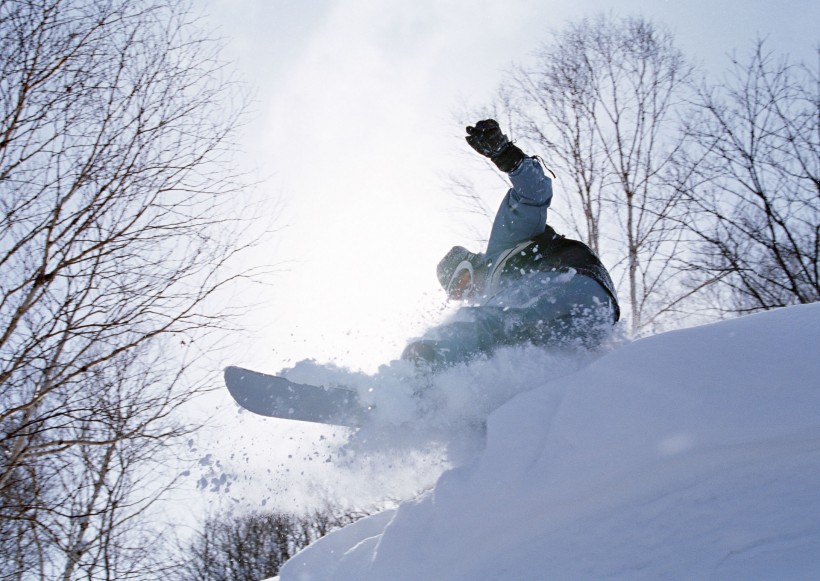 滑雪運動圖片