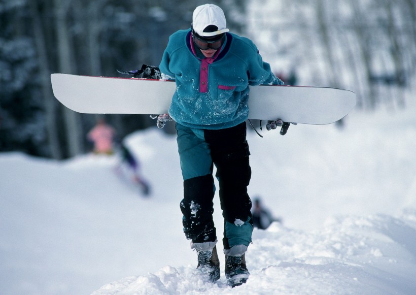 滑雪運動圖片