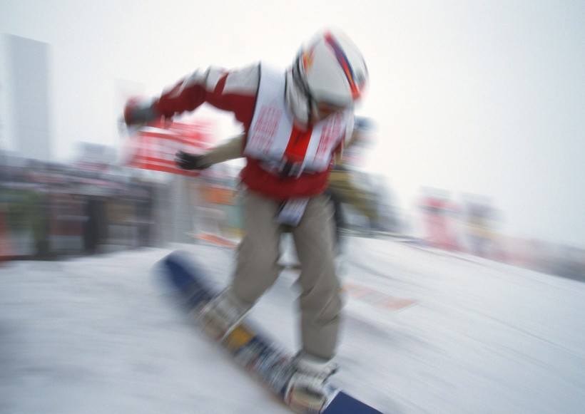 滑雪運動圖片