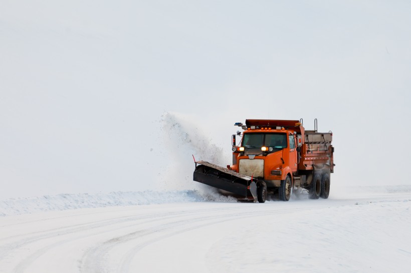 大大的鏟雪車圖片