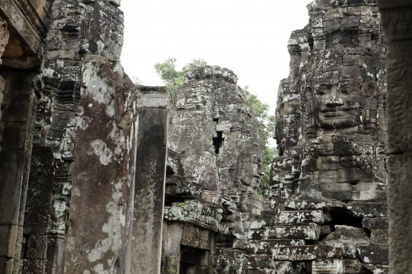 柬埔寨建築遺址圖片