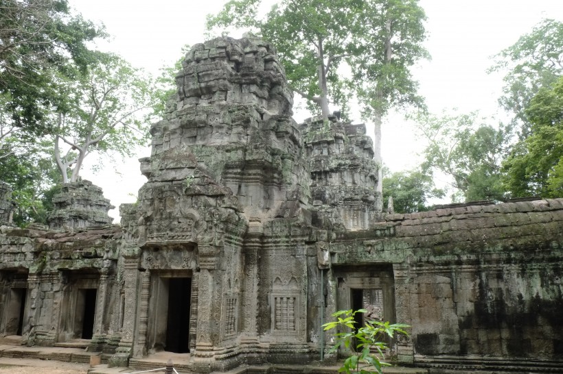 柬埔寨建築遺址圖片