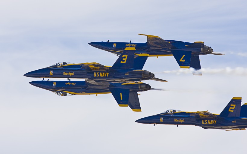 美國海軍“藍天使”飛行表演隊圖片