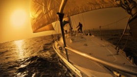 美麗景緻的帆船圖片