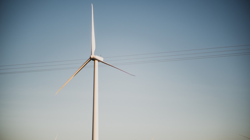 風力發電的風力發電機圖片