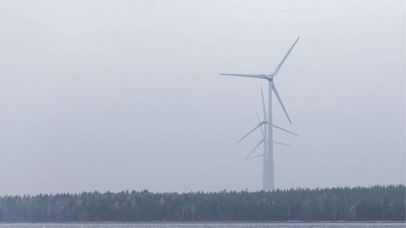 能量強大的風力發電機圖片