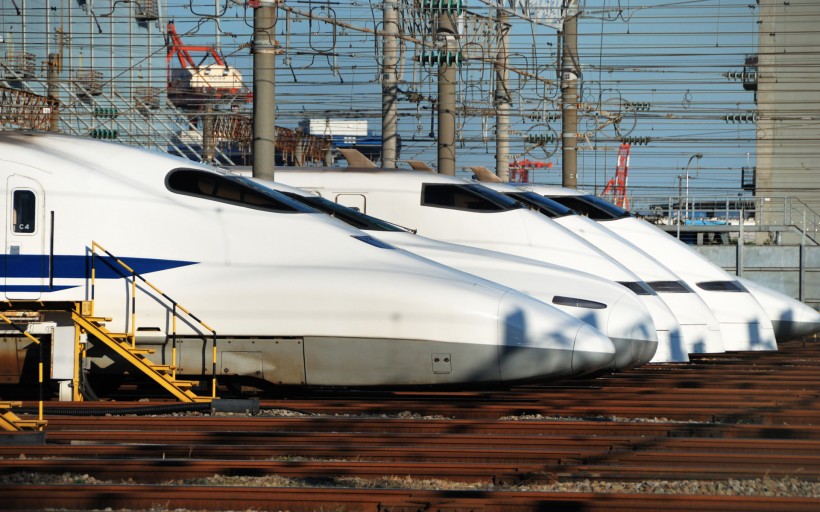 日本高速鐵路圖片