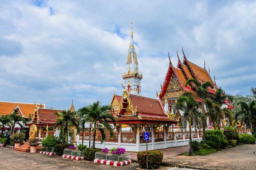 泰國寺廟建築風景圖片