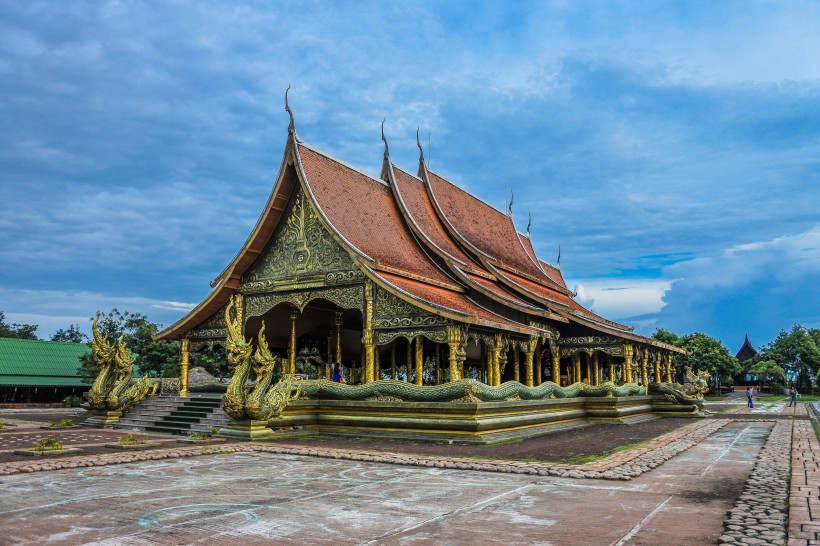 泰國寺廟建築風景圖片