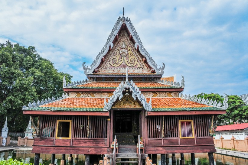 泰國寺廟建築風景圖片