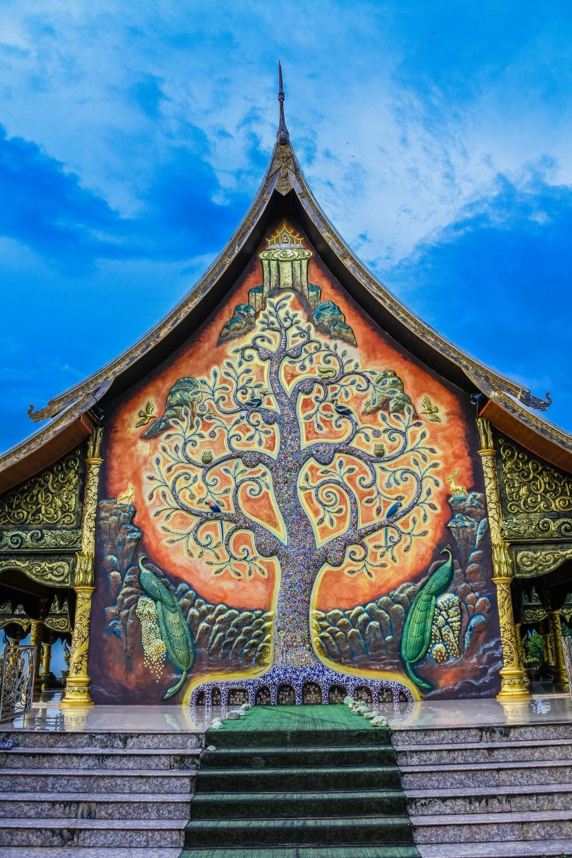 泰國寺廟建築風景圖片