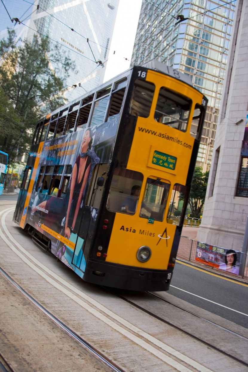 香港電車圖片