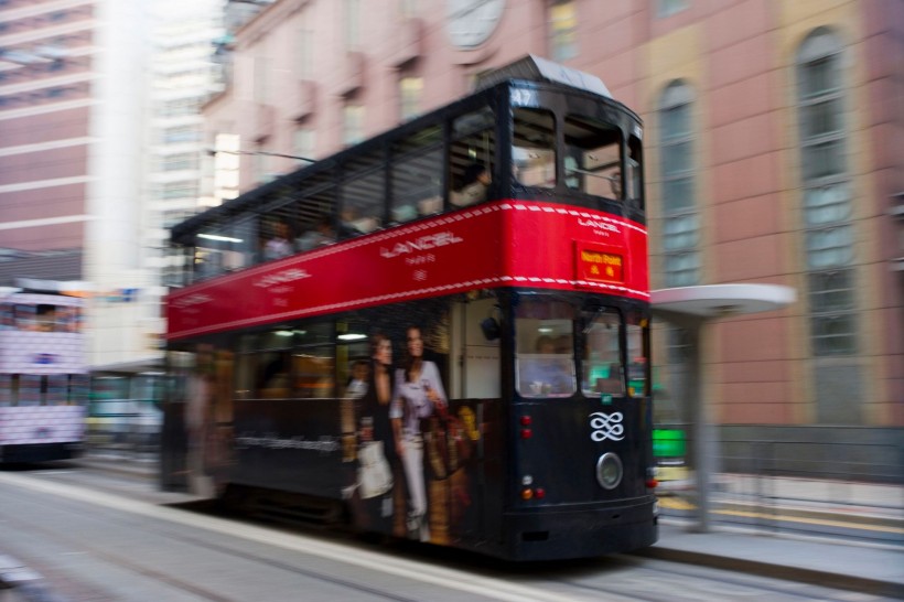 香港電車圖片