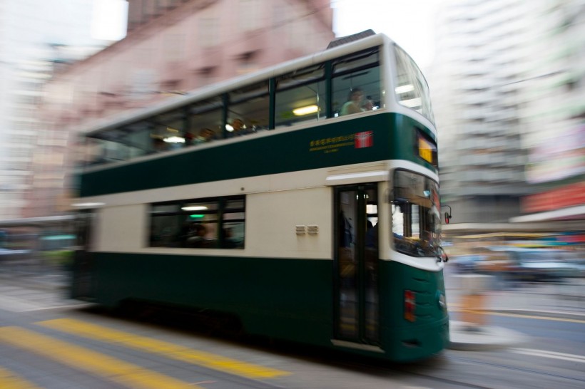 香港電車圖片