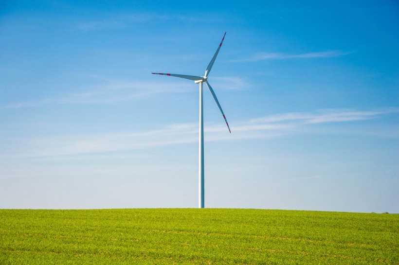 風力發電的風力發電機圖片