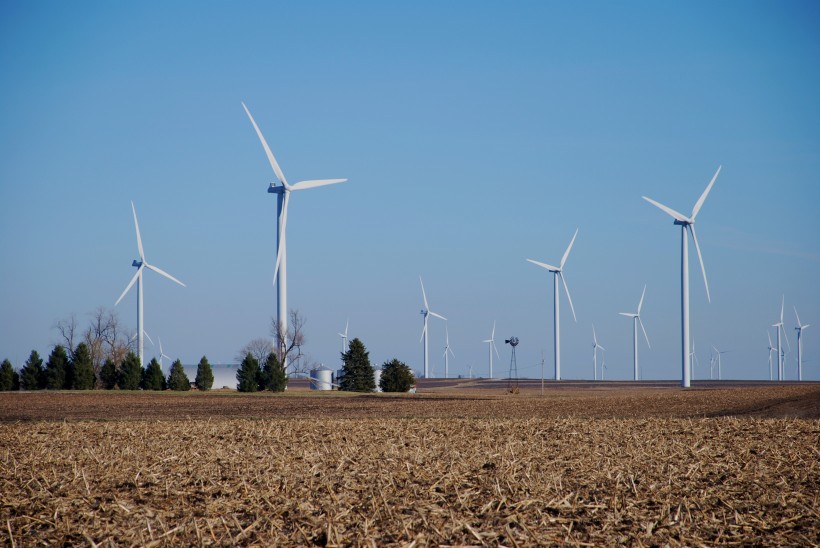 風力發電的風力發電機圖片