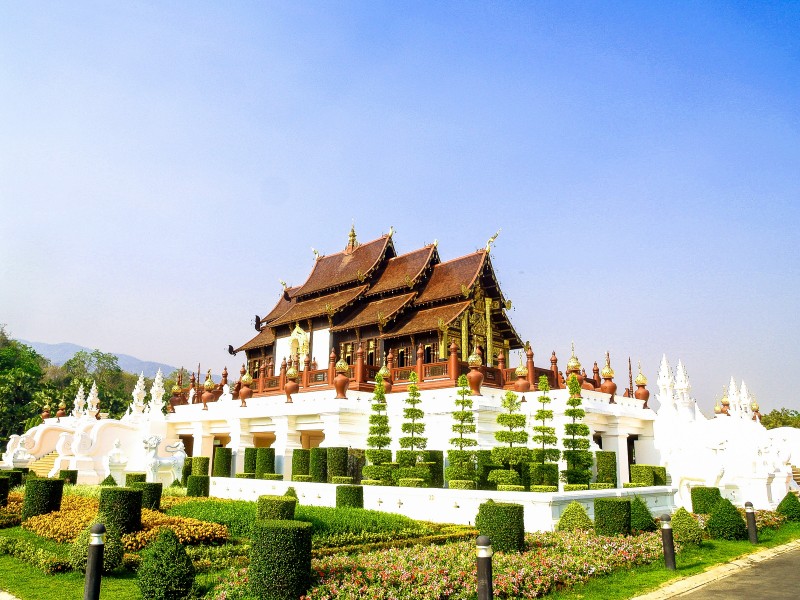 清邁寺廟建築圖片