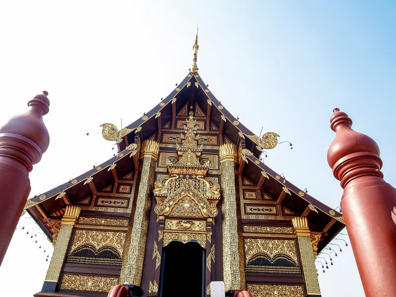 清邁寺廟建築圖片