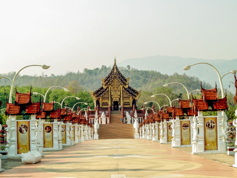 清邁寺廟建築圖片