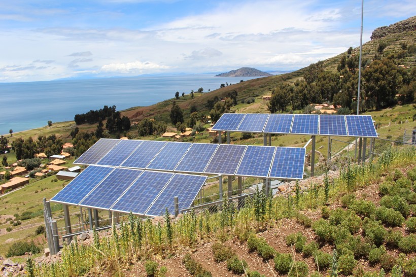 太陽能電池闆圖片