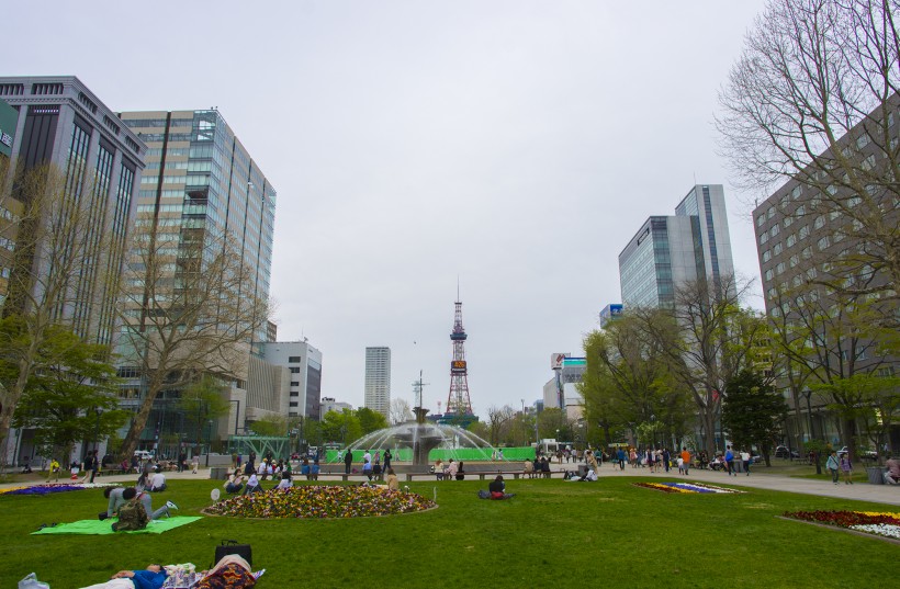 日本劄幌大通公園美景圖片