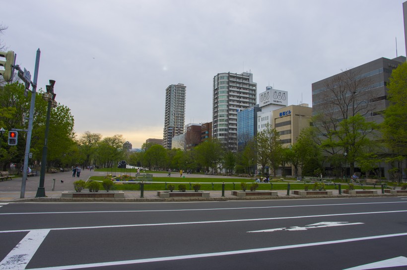 日本劄幌大通公園美景圖片