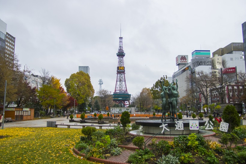 日本劄幌大通公園美景圖片