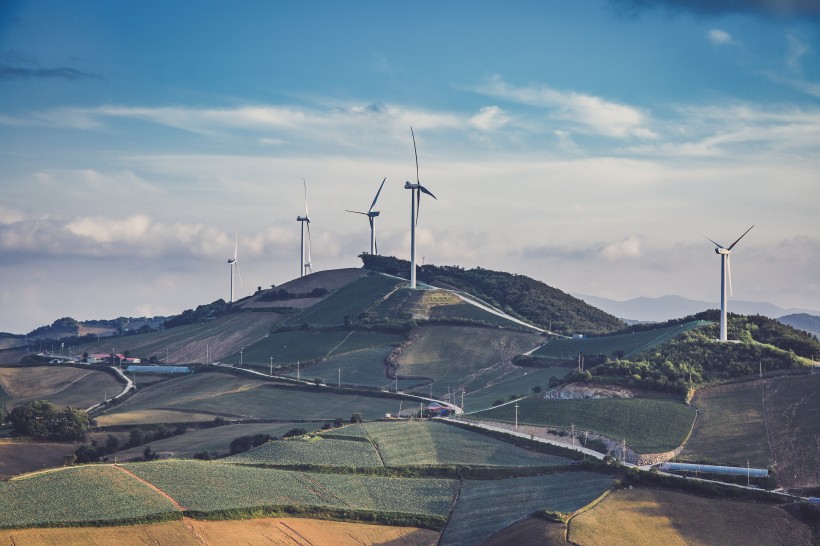 風力能源發電圖片