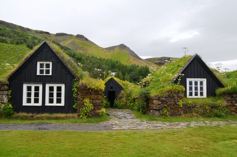 歐洲鄉村小屋圖片