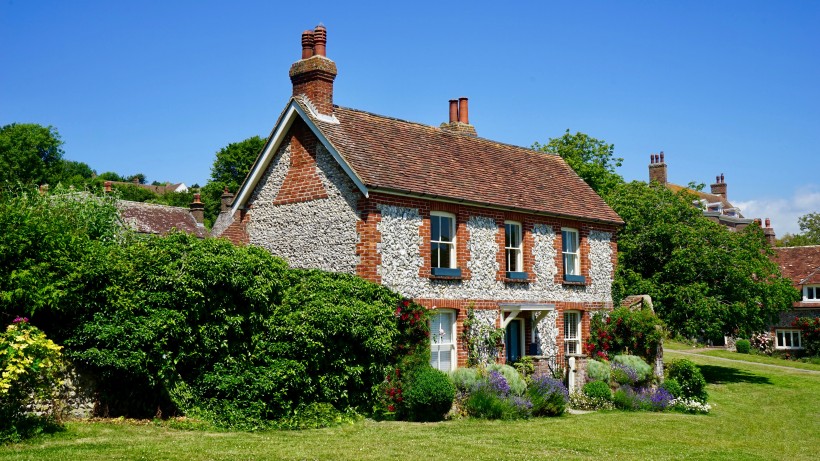 歐洲鄉村小屋圖片