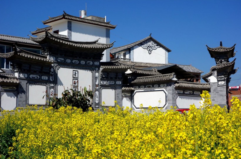 白族民居建築圖片