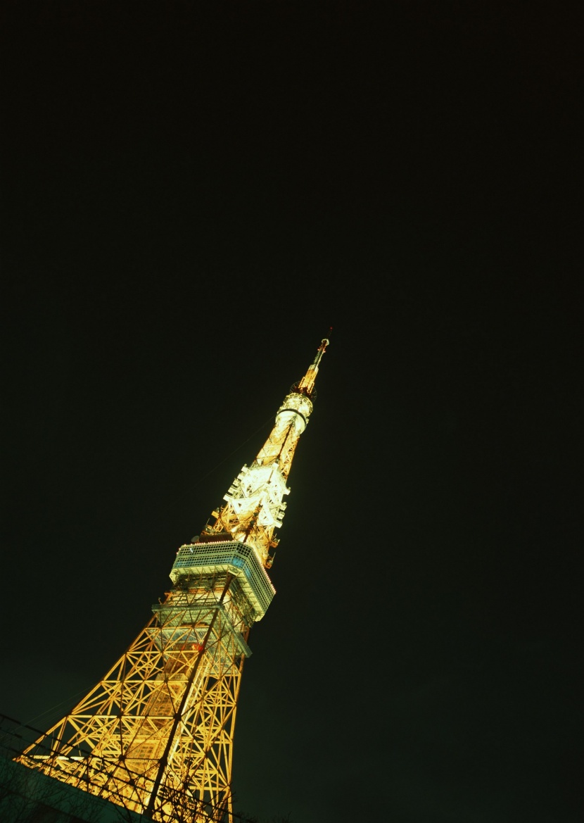 繁華都市夜景圖片