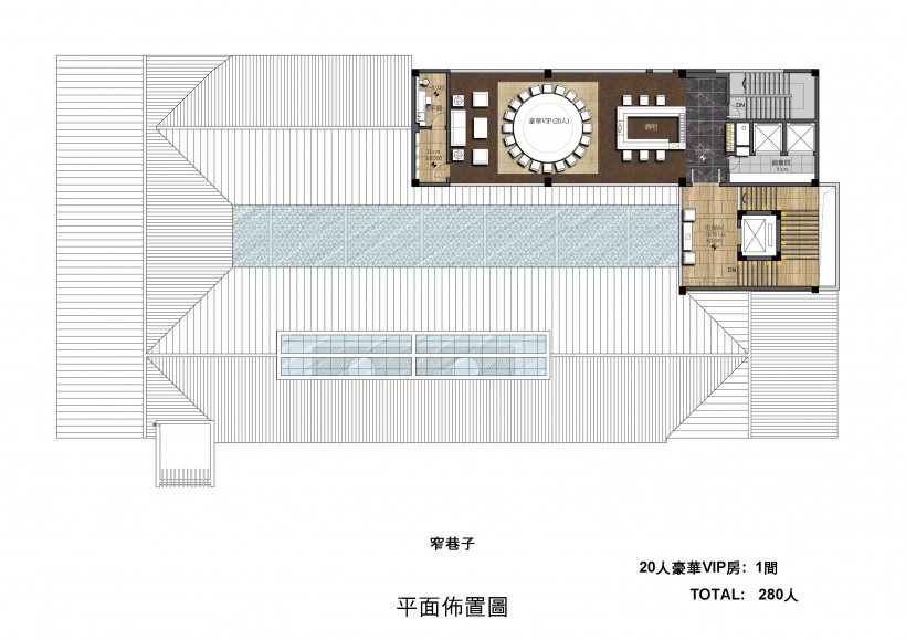 梁志天--成都寬窄巷子項目中餐廳概念設計圖片