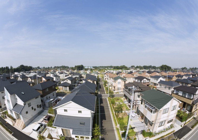 日本城鎮建築圖片